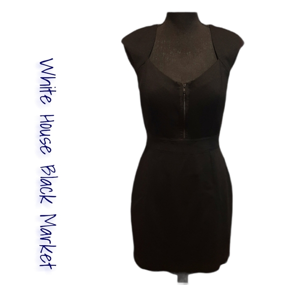 White House Black Market Dresses & Skirts - *SOLD* White House Black Market 2 Zippers Dress- SZ 6